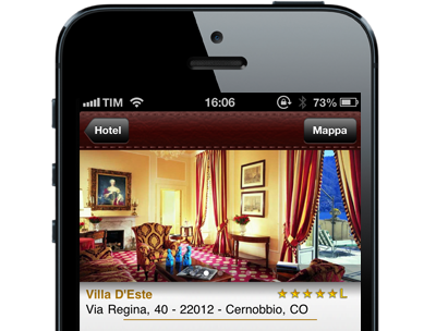 Swiss & Lake Como App - Mobile